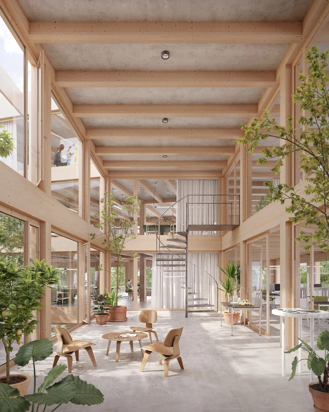 Visualisierung: Neuer Hauptsitz Bank Frick